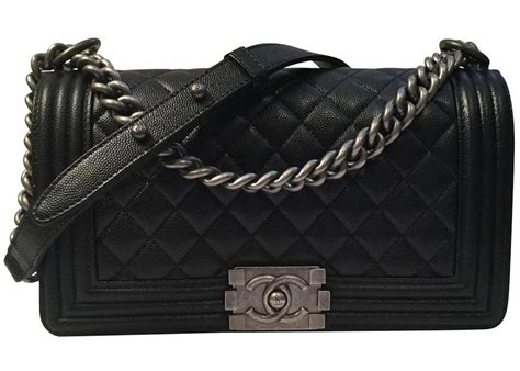 chanel boy caviar black|What I Wear on Repeat: My Chanel Boy Bag .